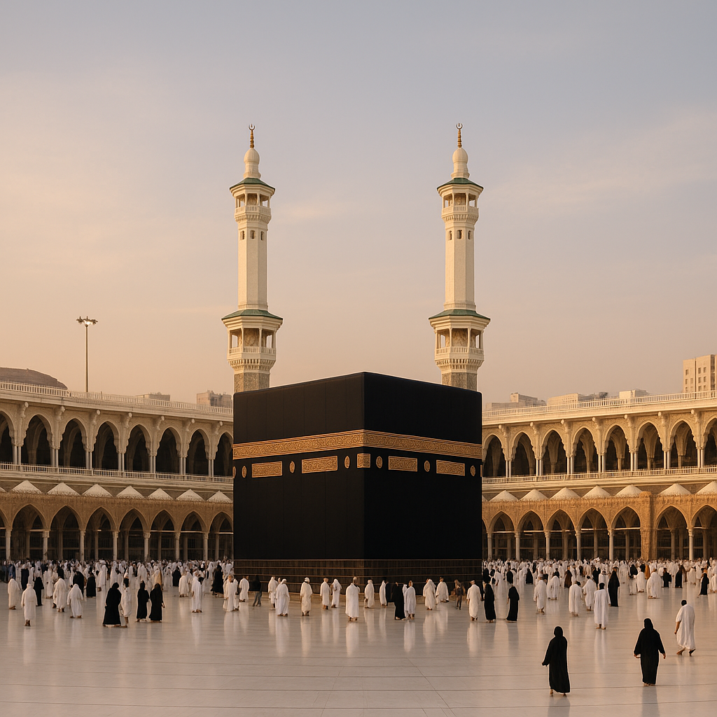 Ibadah Haji di Mekkah di tahun 2025. Persiapan Glow up dengan facial